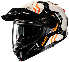 HJC i80 VELLY ADVENTURE MODULAR HELMET - MC-7 BEIGE/BLACK/ORANGE