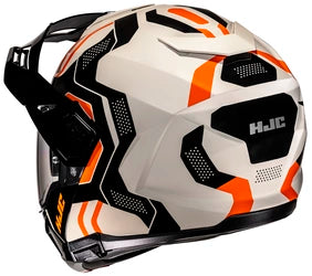 HJC i80 VELLY ADVENTURE MODULAR HELMET - MC-7 BEIGE/BLACK/ORANGE