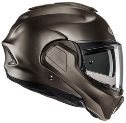 HJC F100 MODULAR HELMET - SEMI-FLAT TITANIUM