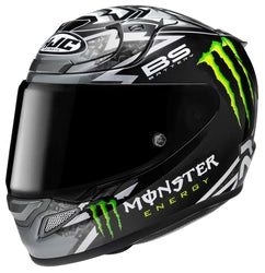 HJC RPHA 12N QUARTARARO BLACK REPLICA HELMET - MC-5