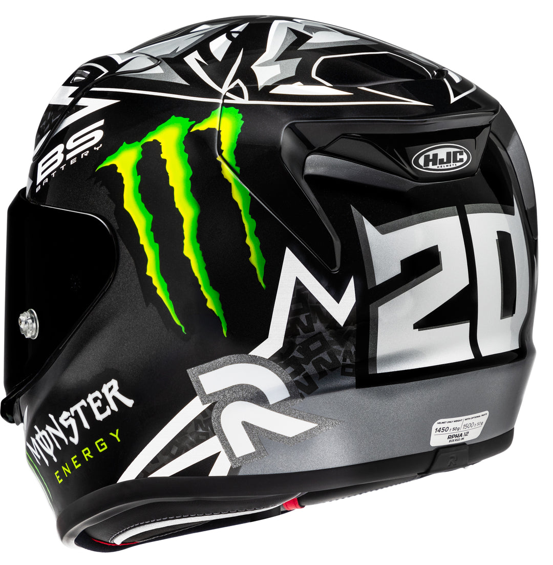 HJC RPHA 12N Helmet - MC-5 Quartararo Black Replica