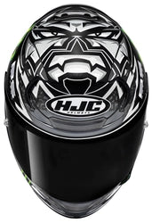 HJC RPHA 12N QUARTARARO BLACK REPLICA HELMET - MC-5