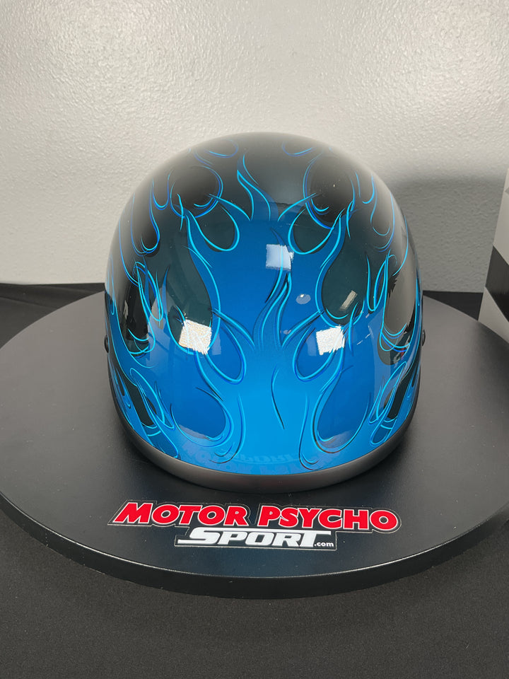 Z1R CC Beanie Hellfire Helmet - Blue - Size Medium - New