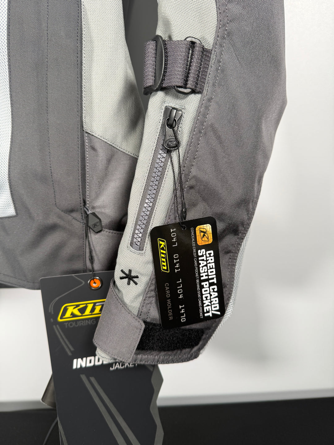KLIM INDUCTION JACKET - COOL GRAY - Size S - OPEN BOX