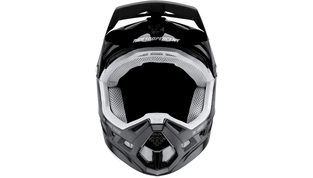 100% Aircraft Helmet Silo Black - Motor Psycho Sport