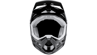 100% Aircraft Helmet Silo Black - Motor Psycho Sport