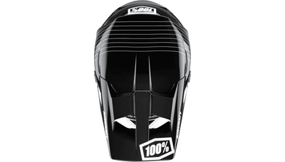 100% Aircraft Helmet Silo Black - Motor Psycho Sport