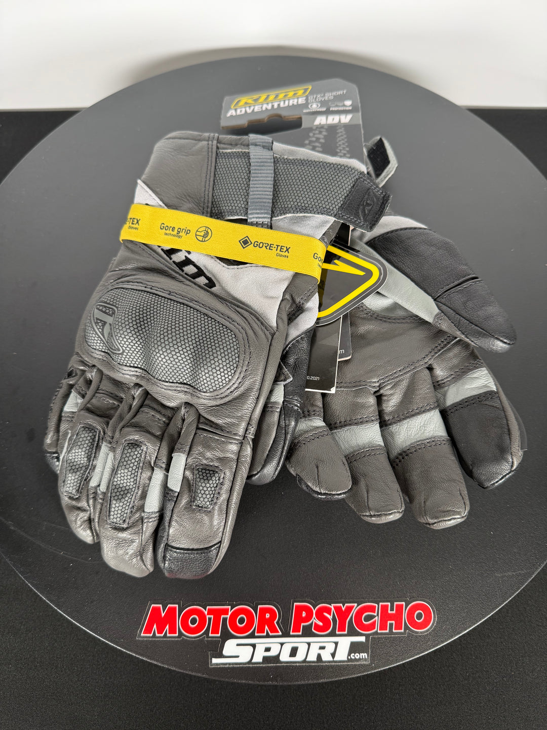 KLIM ADVENTURE GTX SHORT GLOVE - ASPHALT - Size M - OPEN BOX - FINAL SALE / NO RETURNS