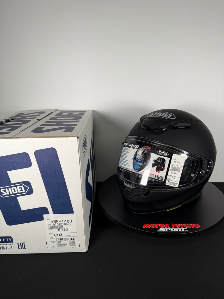 Shoei RF-1400 Helmet - Matte Black - Size 3XL - USED / OPEN BOX - FINAL SALE / NO RETURNS