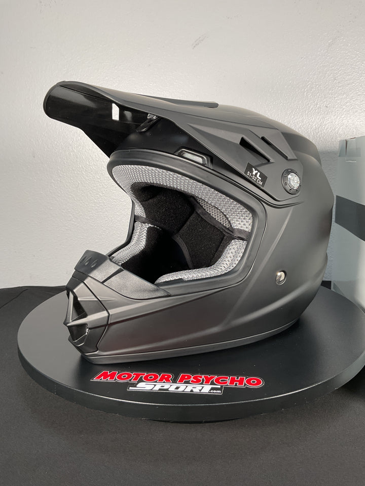 Z1R Youth Rise Solid Helmet - Matte Black - Size YL 51/52 CM - Used Like New