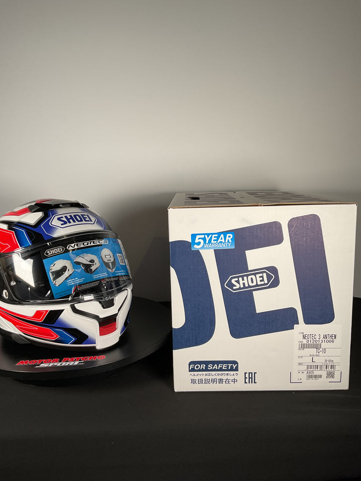 Shoei Neotec 3 Anthem Modular Helmet - TC-10 - Size L - Used Open Box