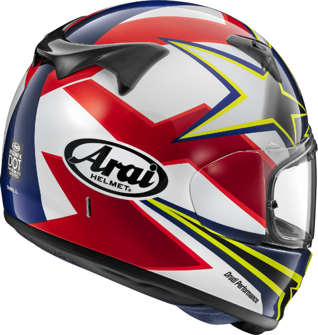 Arai Regent-X Helmet - Stars & Stripes Yellow