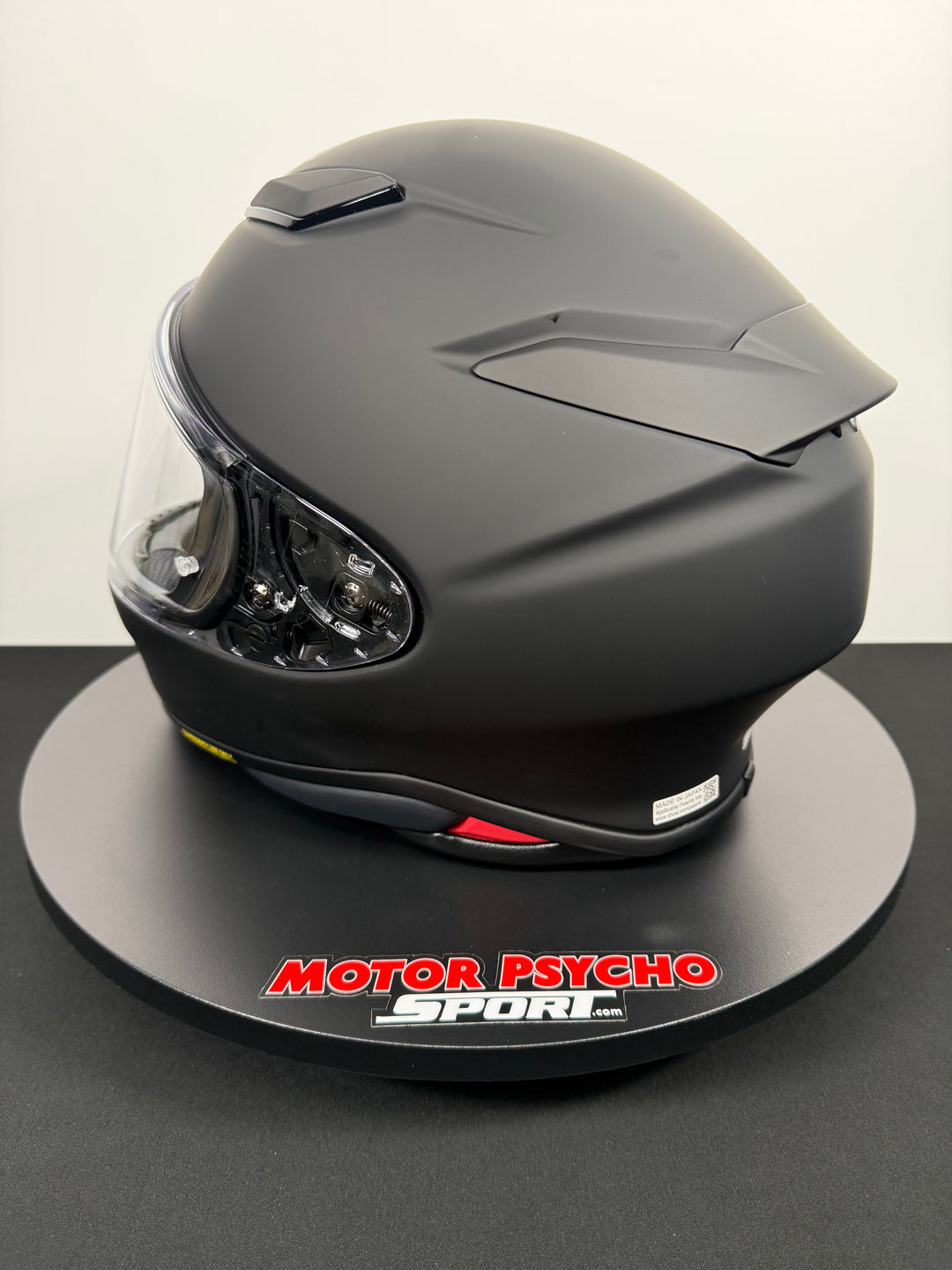 shoei bike helmets used VFX-EVO Helmet - White - Size Large with wind tunnel Shoei RF-1400 Helmet - Basalt