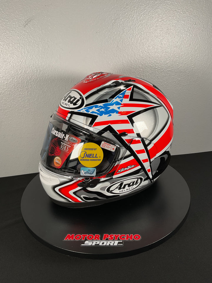 Arai Corsair X w/ pinlock - Hayden Laguna - Size XL - Used Like New