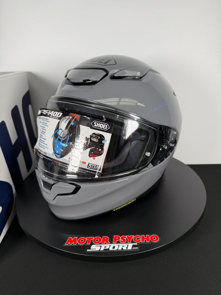 Shoei RF-1400 Helmet - Gloss Basalt Gray - Size Large - USED / OPEN BOX