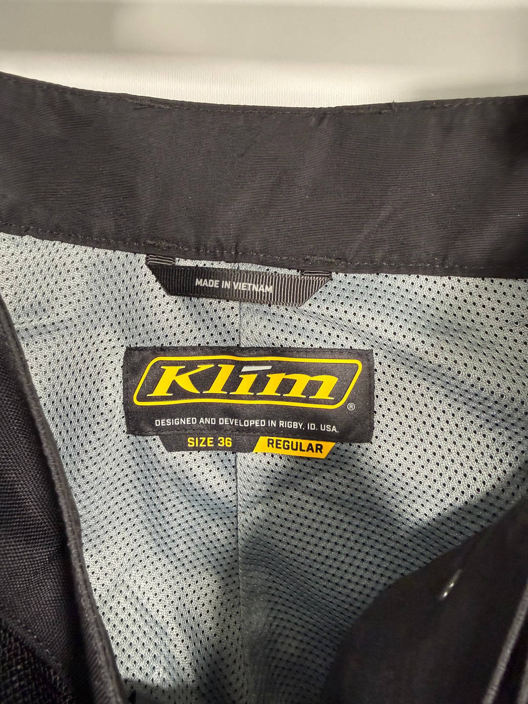 KLIM INDUCTION PANT - STEALTH BLACK - Size 36 - OPEN BOX