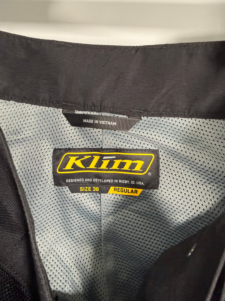 KLIM INDUCTION PANT - STEALTH BLACK - Size 36 - OPEN BOX