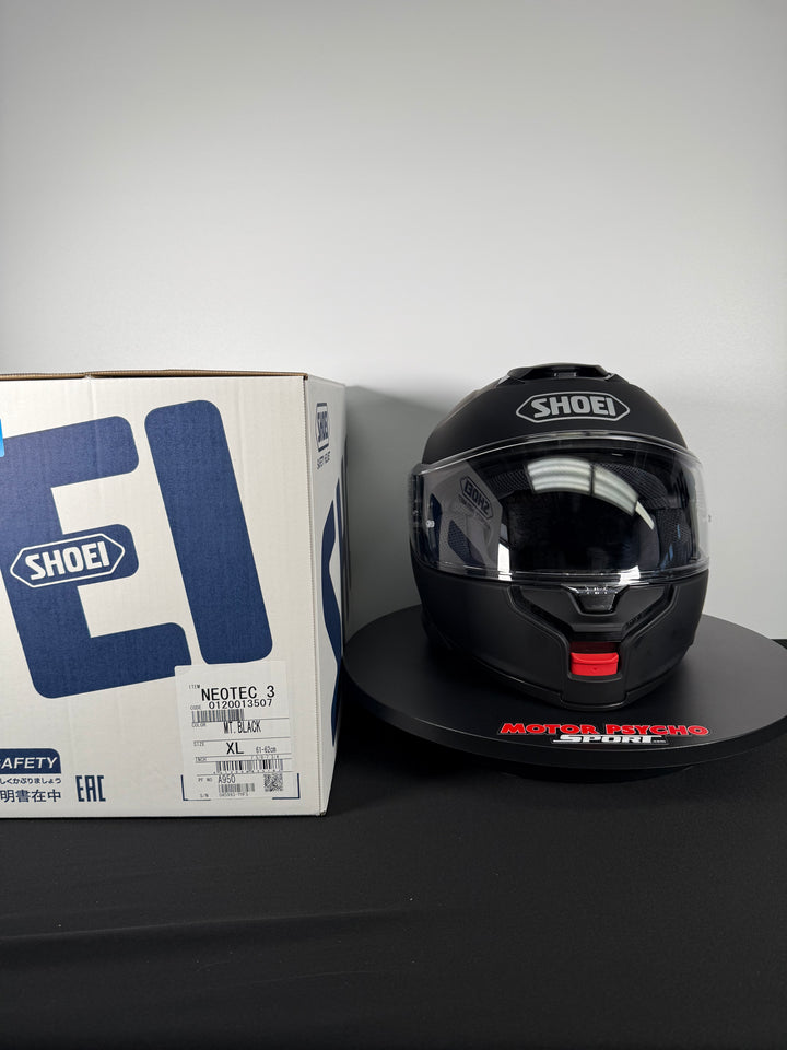 Shoei Neotec 3 Modular Helmet - Matte Black - Size XL - USED / LIKE NEW