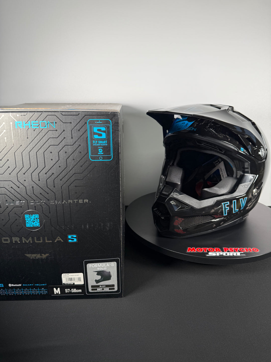 Fly Racing Formula S Carbon Helmet Black - Size M - OPEN BOX