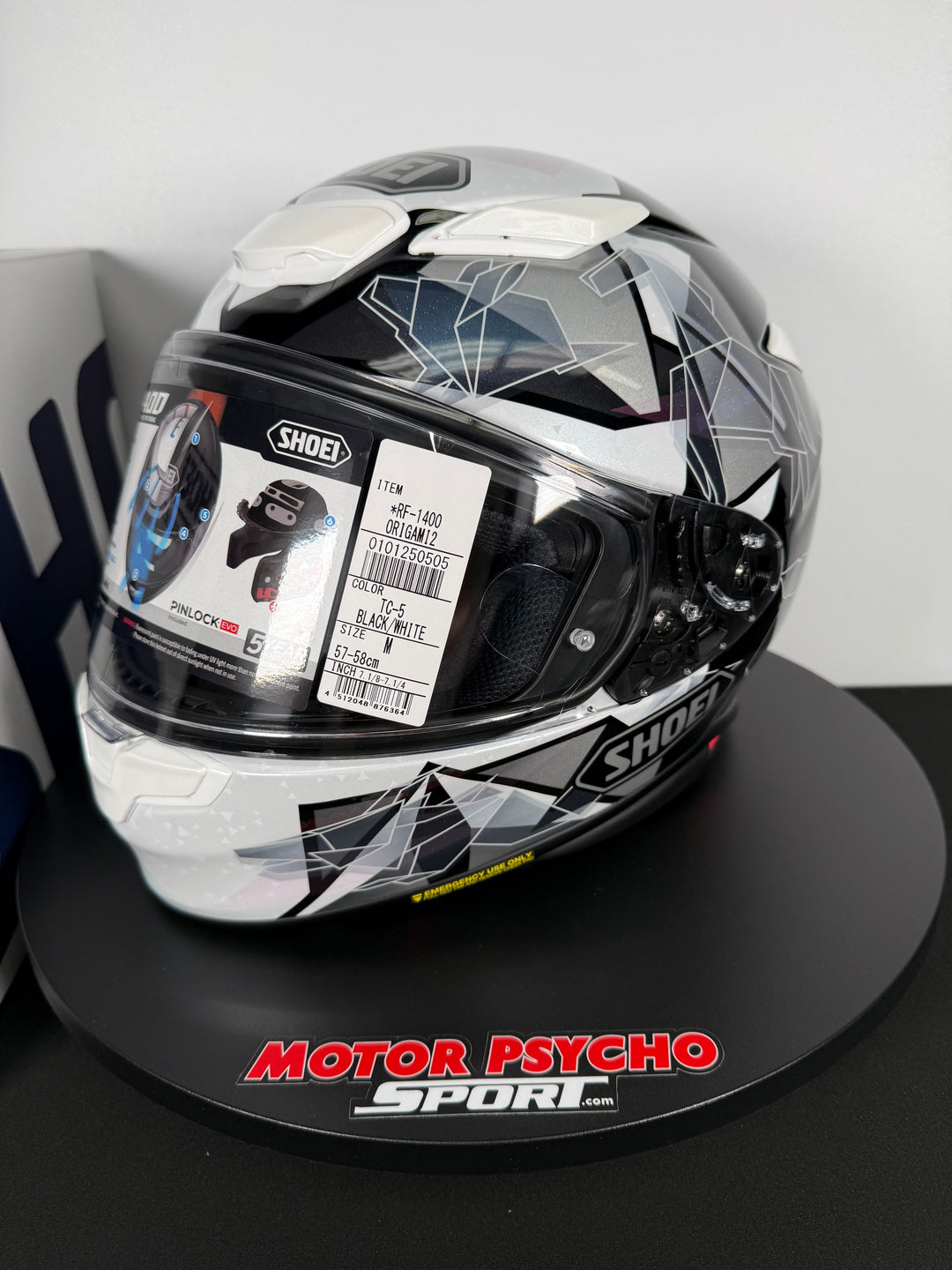 Shoei RF-1400 Origami 2 Helmet - TC-5 - Size Medium - USED / OPEN BOX - FINAL SALE / NO RETURNS
