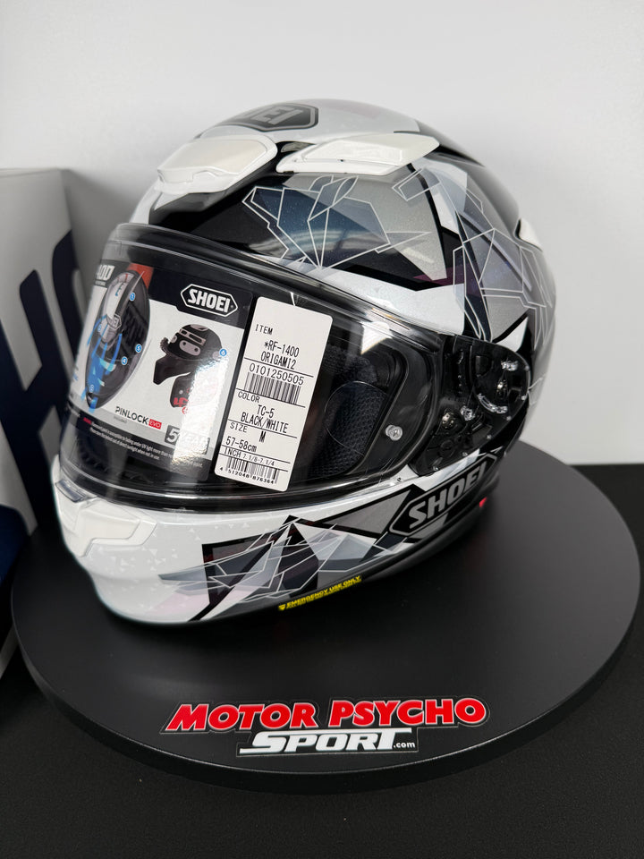 Shoei RF-1400 Origami 2 Helmet - TC-5 - Size Medium - USED / OPEN BOX - FINAL SALE / NO RETURNS