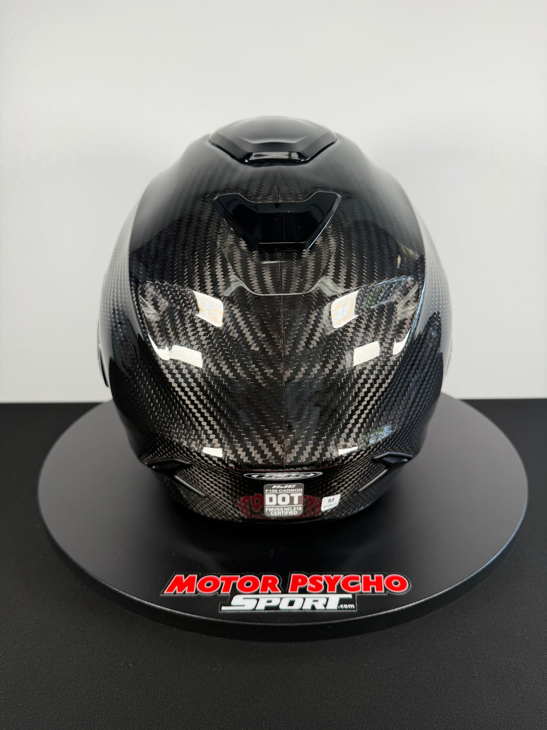 HJC F100 CARBON MODULAR HELMET - BLACK - Size M - OPEN BOX