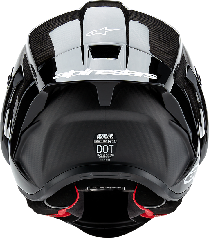 Alpinestars Supertech R10 Helmet -Carbon Black