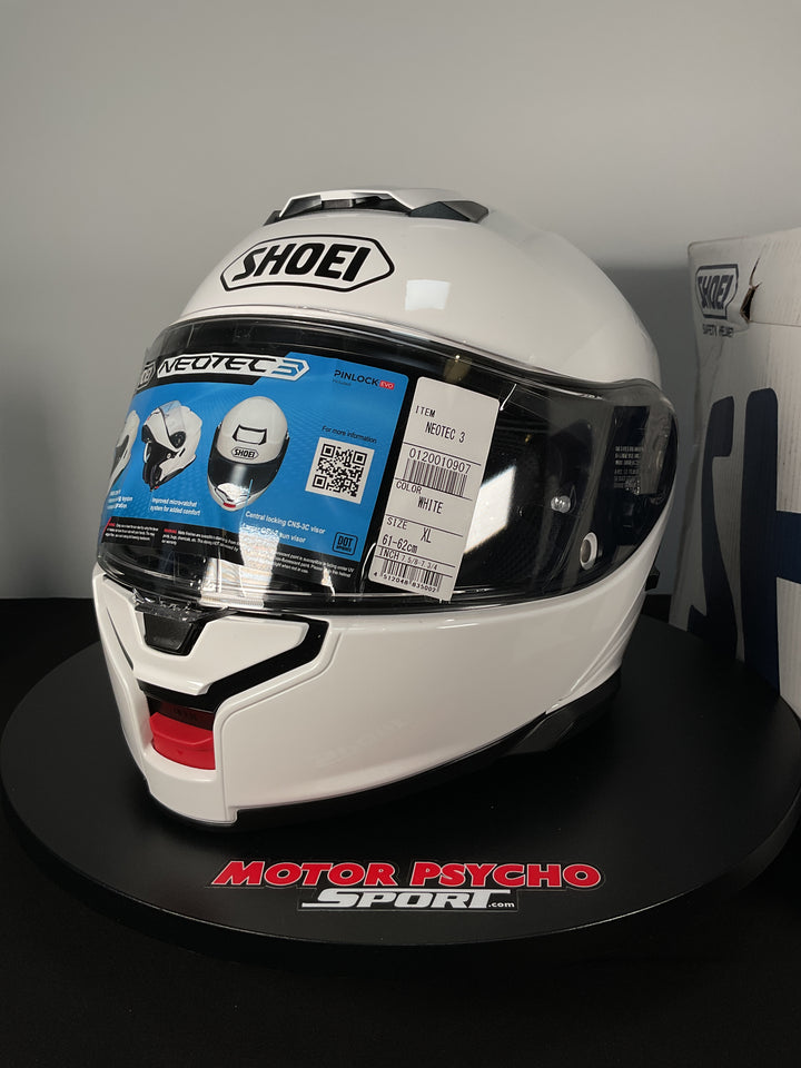 Shoei Neotec 3 Modular Helmet - Gloss White - Size XL - Open Box