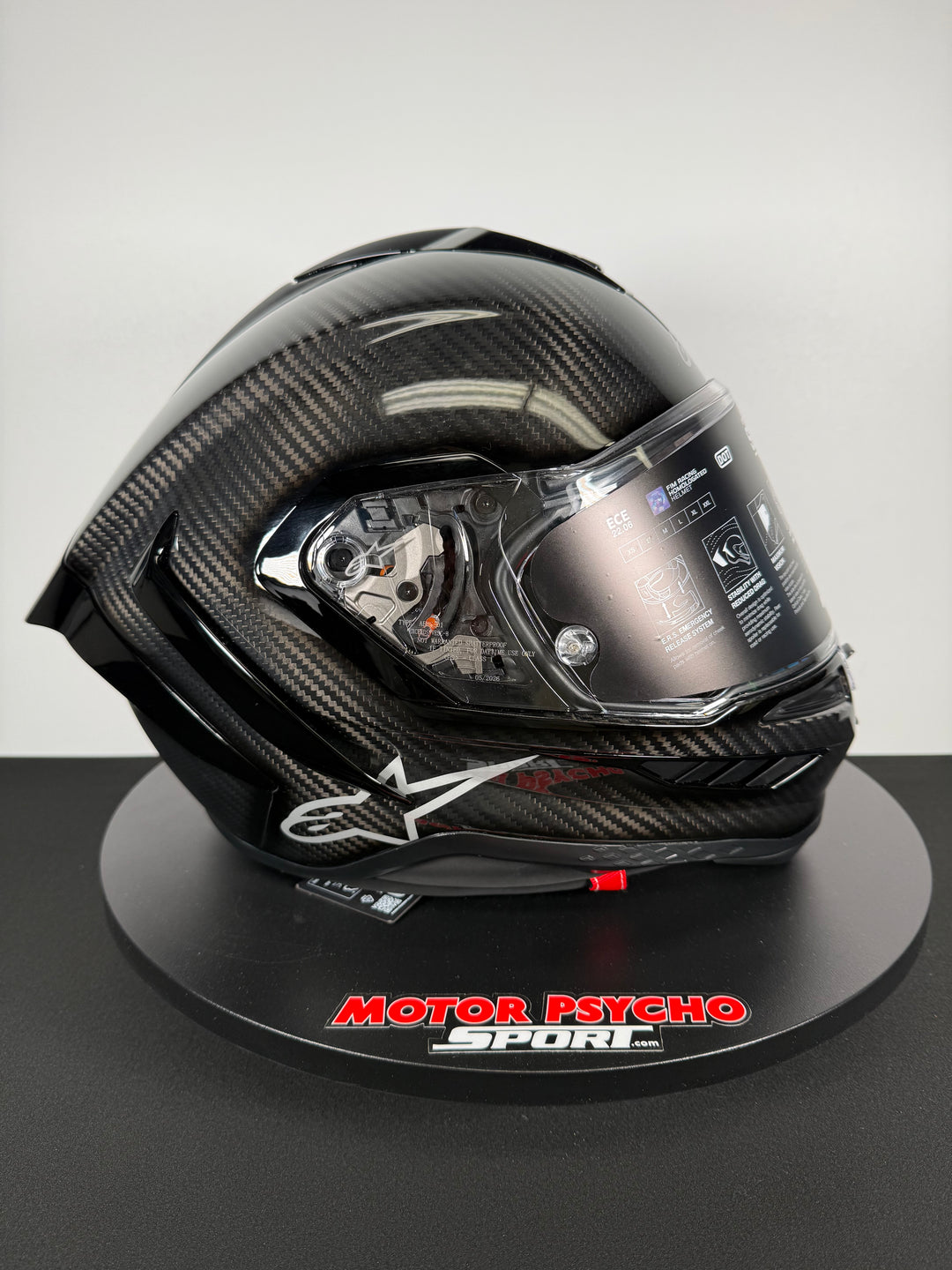 Alpinestars Supertech R10 Helmet -Carbon Black - Size Large - USED / LIKE NEW - FINAL SALE / NO RETURNS
