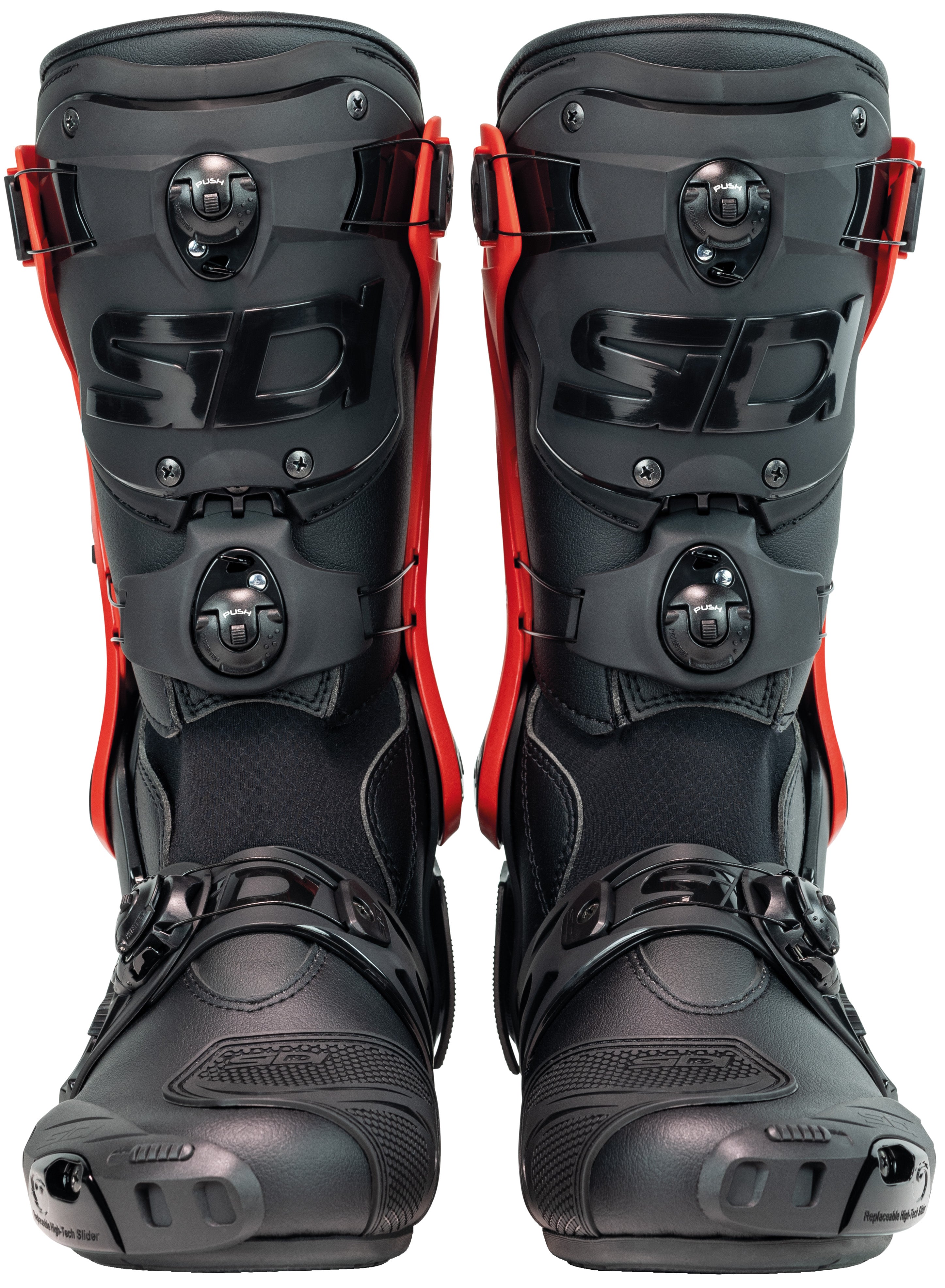 SIDI Sixty BLACK/RED サイズEU 41　未使用品 Sidi Rex Road Race Boots - Black/Red – Motor Psycho Sport