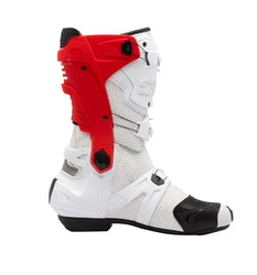Sidi Rex Air Road Race Boots - WHITE/RED