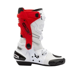 Sidi Rex Air Road Race Boots - WHITE/RED