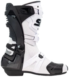 Sidi Rex Air Road Race Boots - WHITE/BLACK