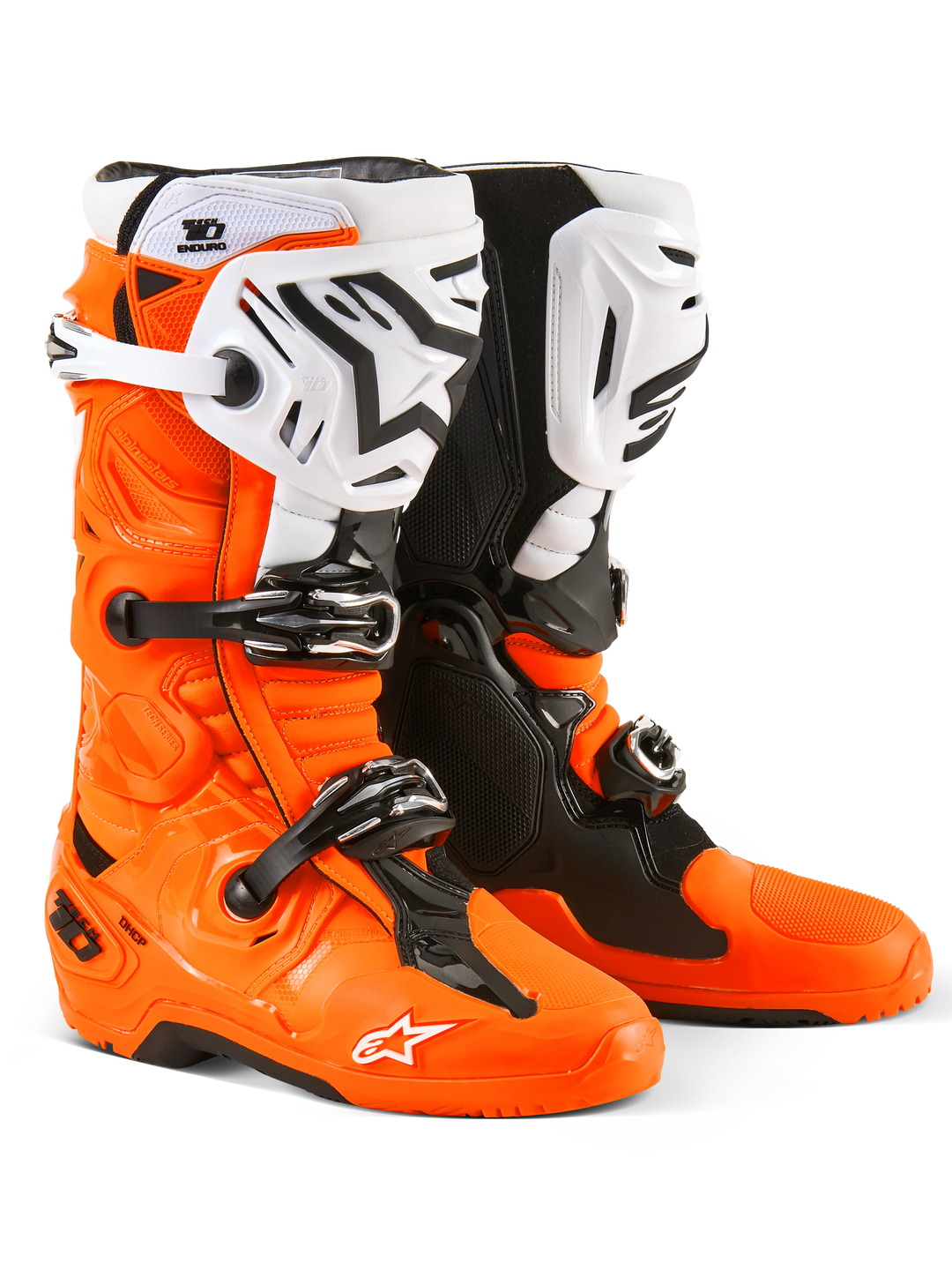 Alpinestars Tech 10 Enduro Boots - Orange Fluo/Black/White – Motor Alpinestars Tech 10 Enduro Boots - Orange Fluo/Black/White – Motor