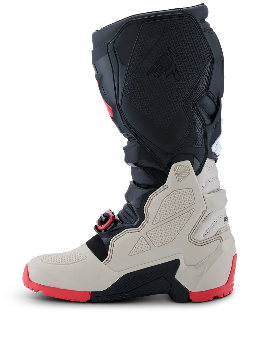 2026 Alpinestars Tech 7 Enduro Boots - Black/Light Gray/Bright Red