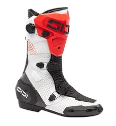 SIDI MAG-2 AIR ROAD RACE BOOTS - WHITE/BLACK/RED