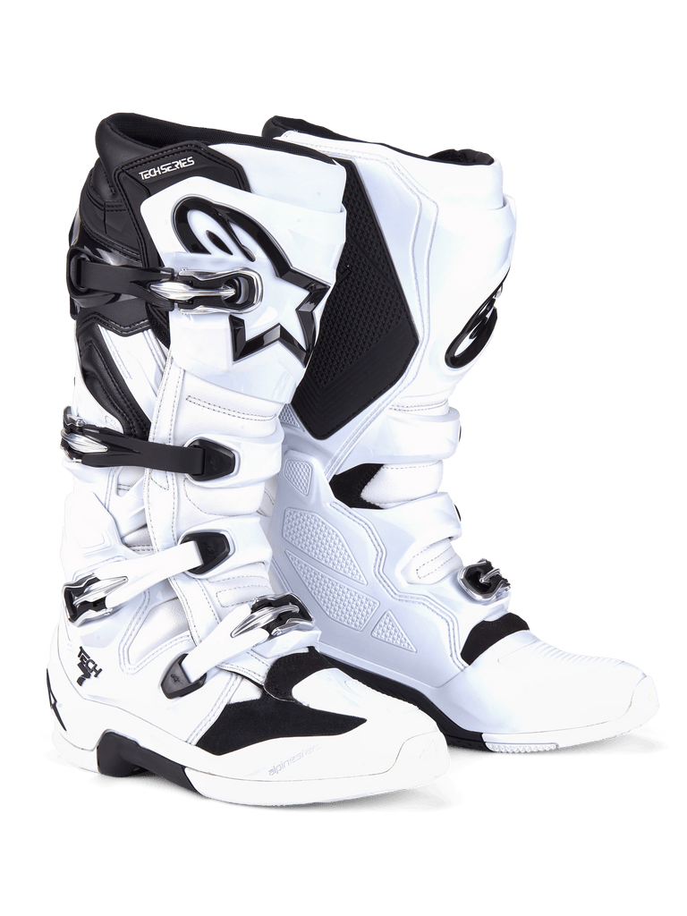 Alpinestars Tech 7 Boots 2026 - White/Black – Motor Psycho Sport Alpinestars Tech 7 Boots 2026 - White/Black – Motor Psycho Sport