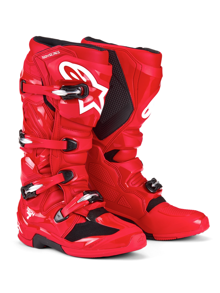 Alpinestars Tech 7 Boots 2025 - Bright Red (WPS Warehouse)