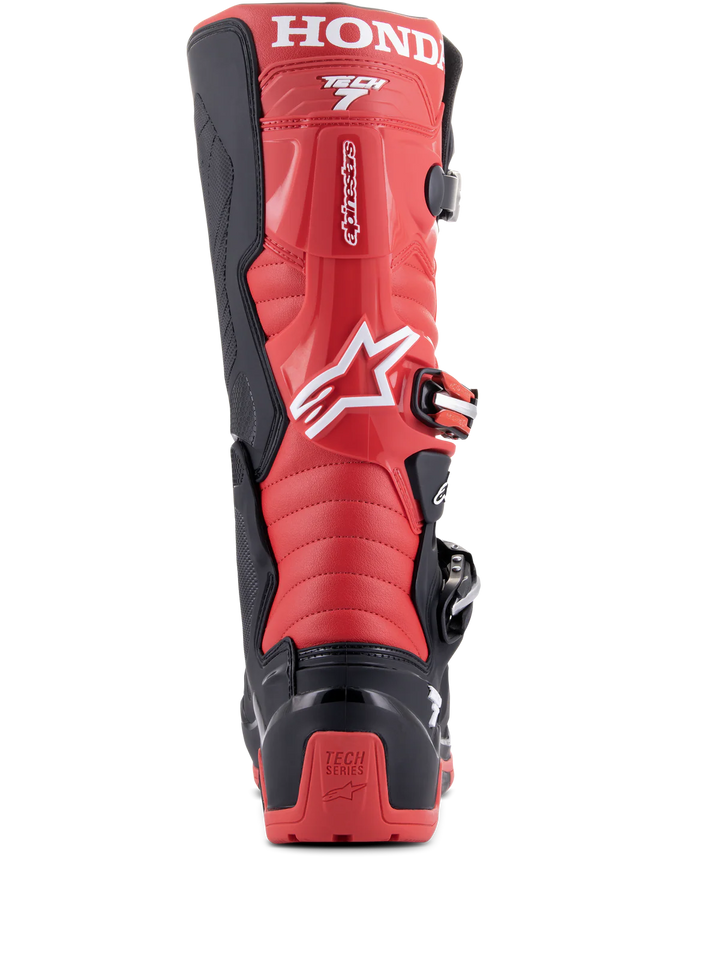 Alpinestars Honda Tech 7 Enduro Drystar Boots - Black/Bright Red - CLOSEOUT
