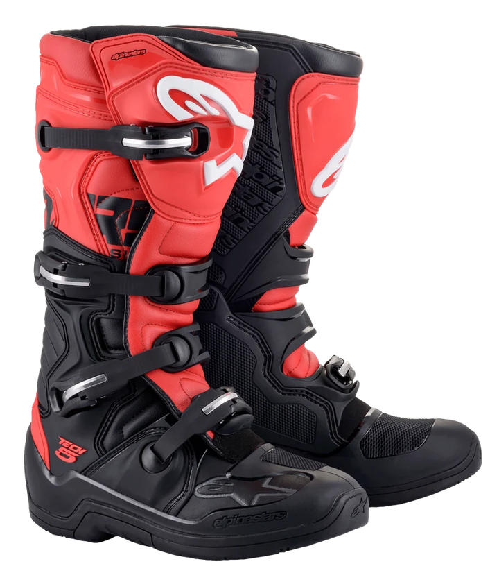 Alpinestars Tech 5 Boots - Black/Red