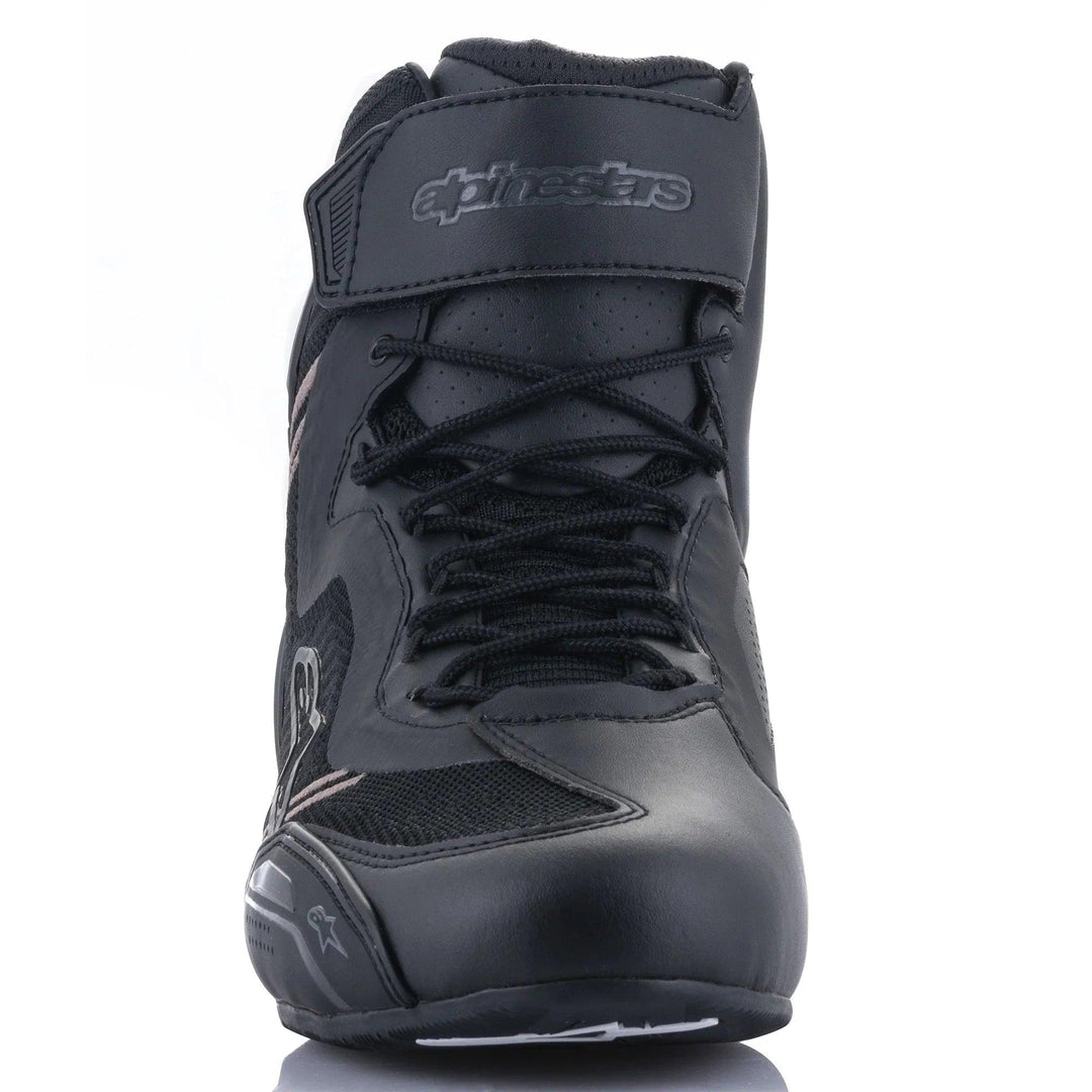 2022 Alpinestars Faster-3 Rideknit Shoes Black/Black - Motor Psycho Sport