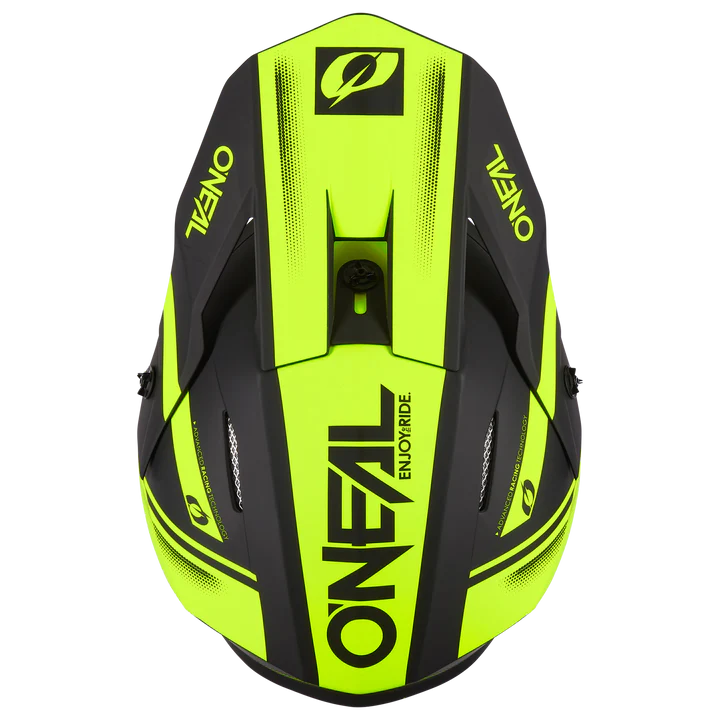 O'Neal 3 SRS Racewear Helmet Black/Neon