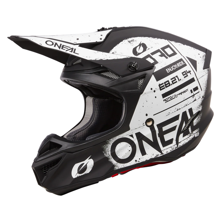O'Neal 5 SRS Scarz Helmet Black/White