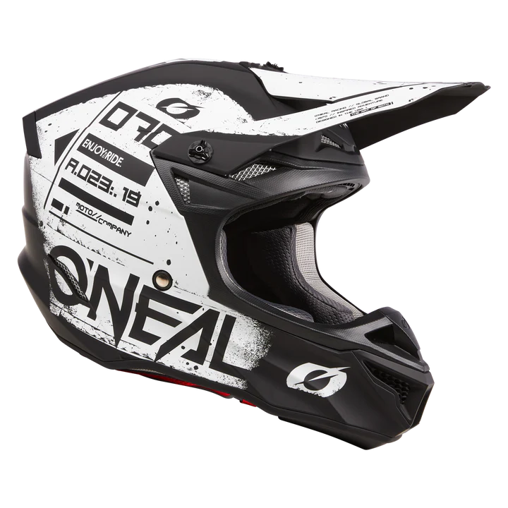 O'Neal 5 SRS Scarz Helmet Black/White