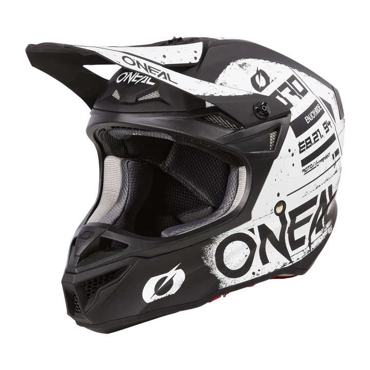 O'Neal 5 SRS Scarz Helmet Black/White