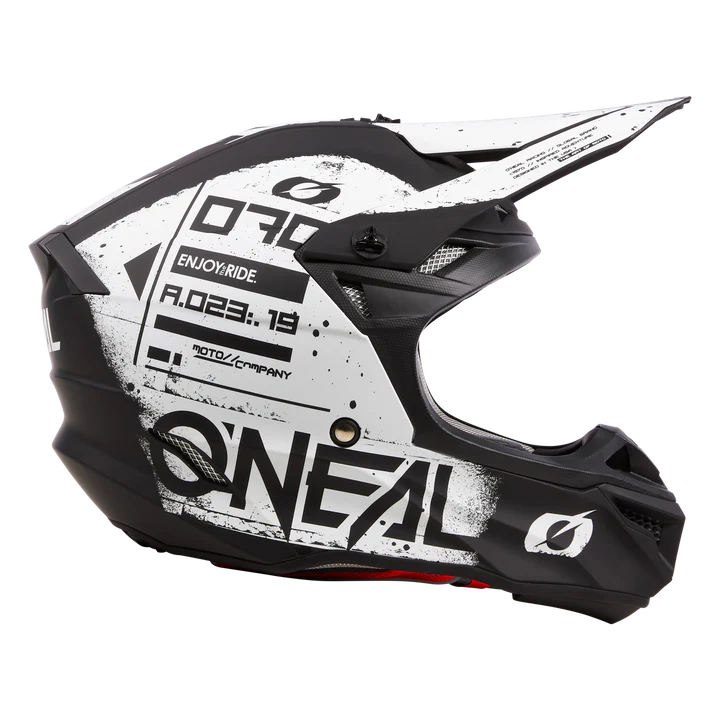 O'Neal 5 SRS Scarz Helmet Black/White