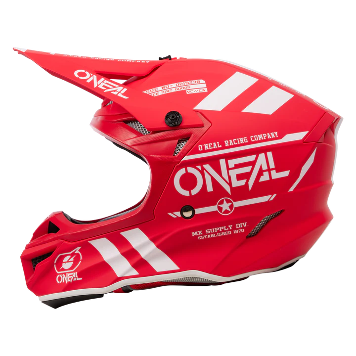 O'Neal Helmet 5 SRS Warhawk Helmet Red