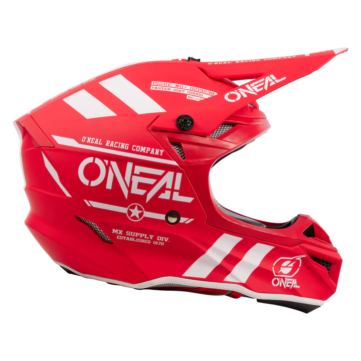 O'Neal Helmet 5 SRS Warhawk Helmet Red