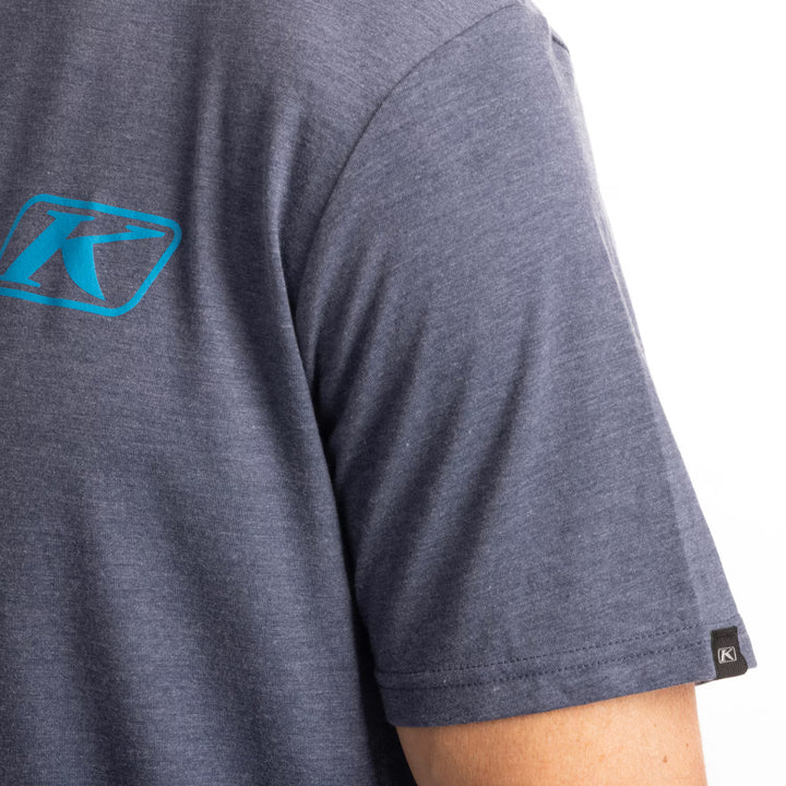 KLIM RIPPIN' TRI-BLEND TEE - NAVY FROST - WHITE