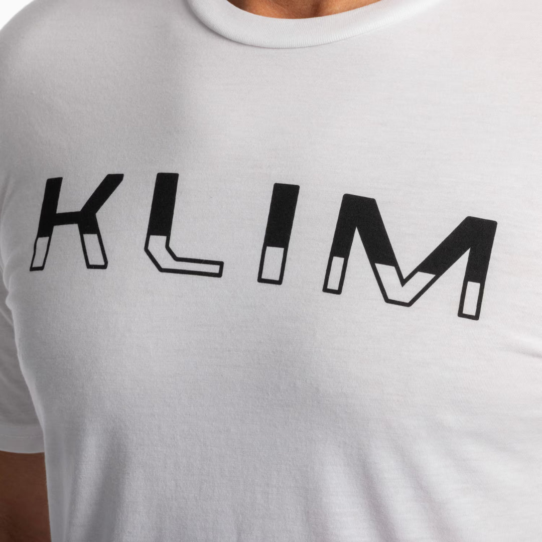 KLIM PETROL TRI-BLEND TEE - WHITE - BLACK